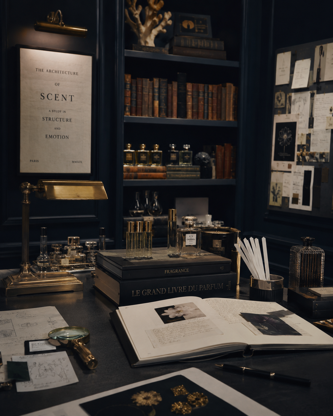 The Studio — perfumer's library and study